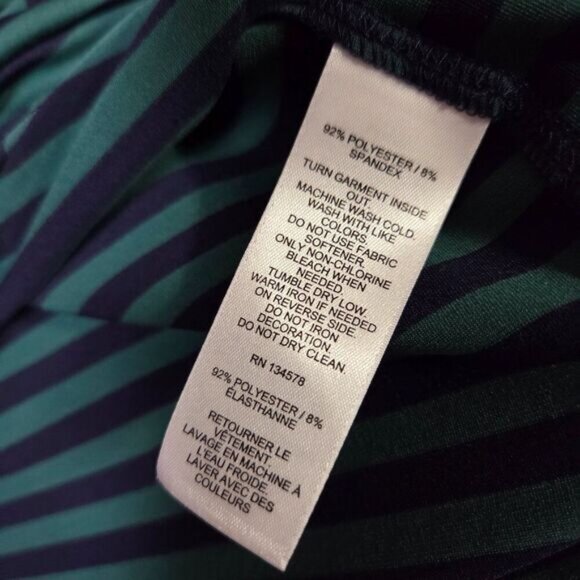 LIKE NEW VINEYARD VINES BLUE/ GREEN THE SHEP LONGSLEEVES MOCK NECK TOP SIZE L - Picture 13 of 16